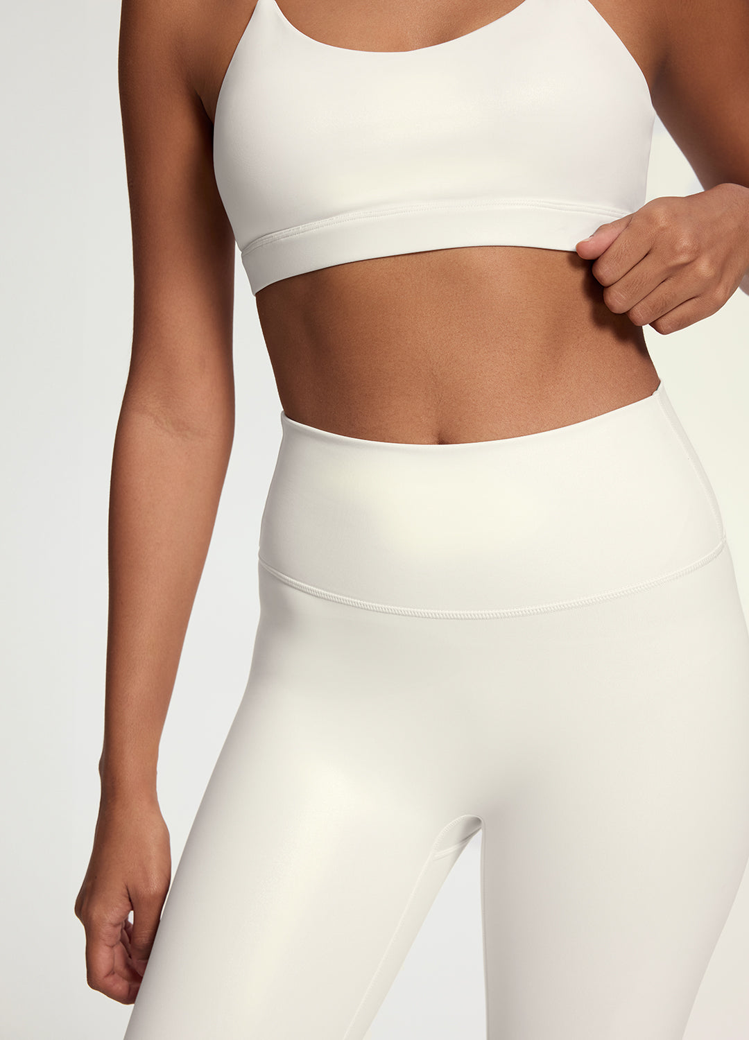 Faux Leather ⅞ Leggings - Image 4