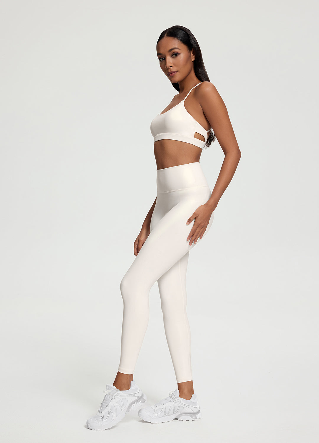 Faux Leather ⅞ Leggings - Image 2