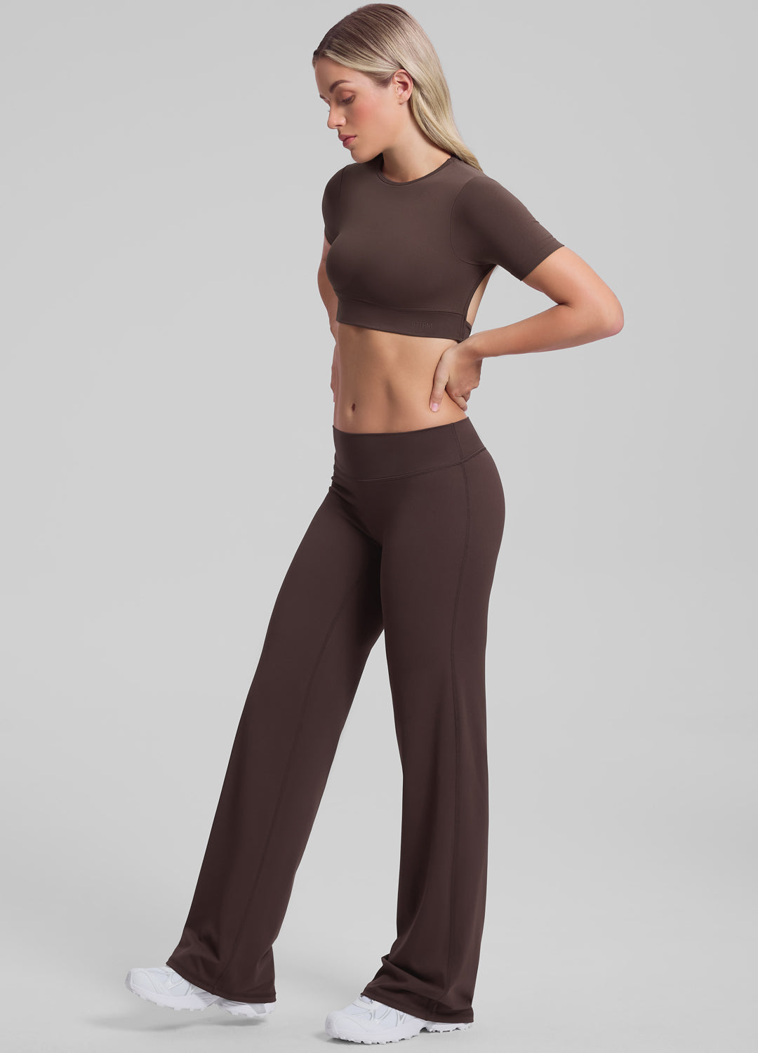Straight Leg Flowy Stretchy Soft Sweat-Wicking Bottoms - Image 6