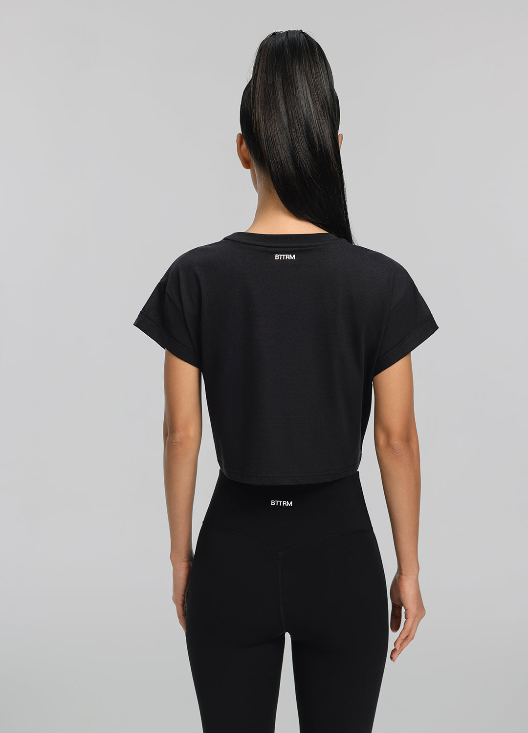 Cropped Cotton T-Shirt - Image 3