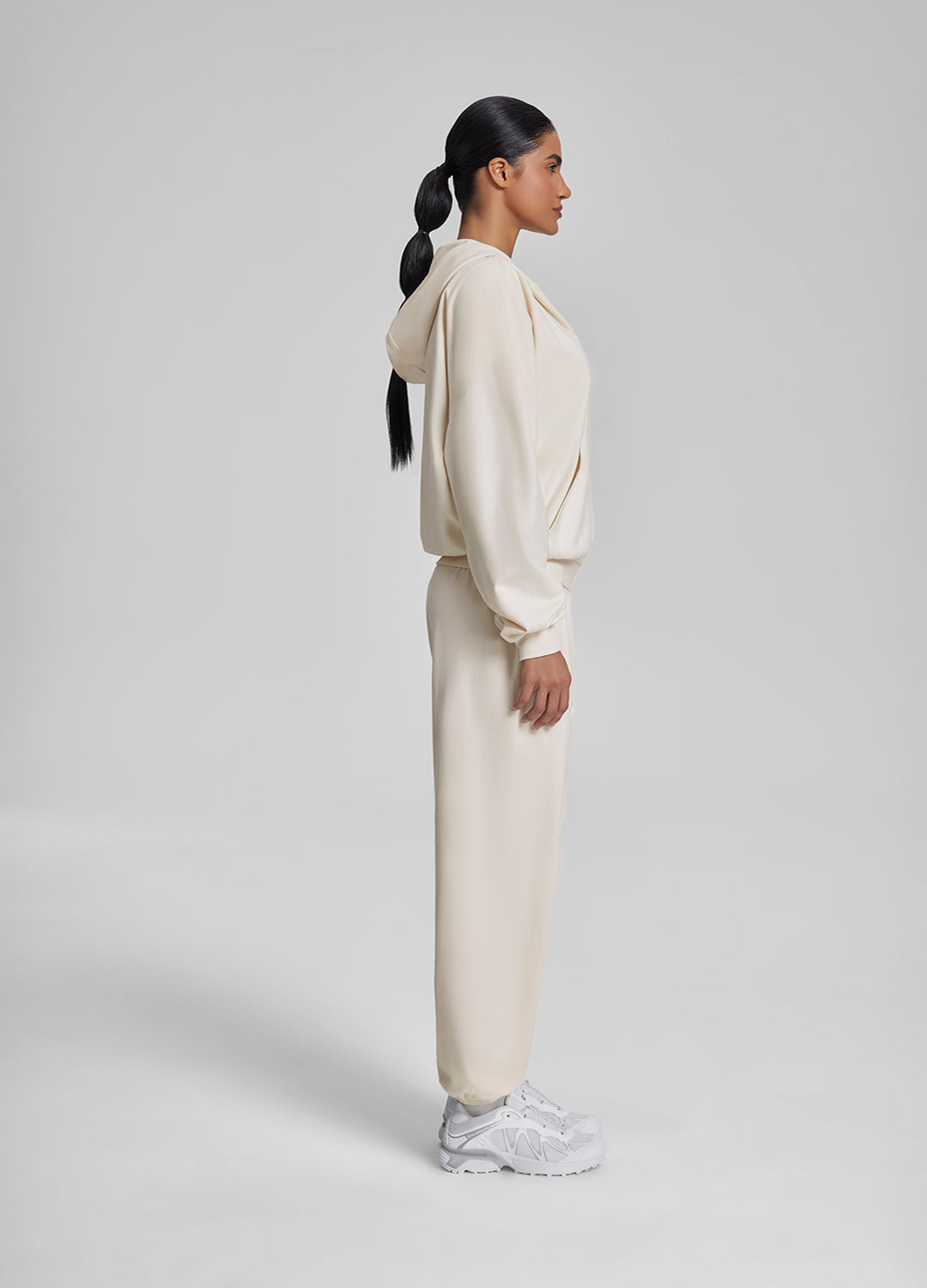 Slouchy Roomy Stretchy Waistband Cozy Joggers - Image 2