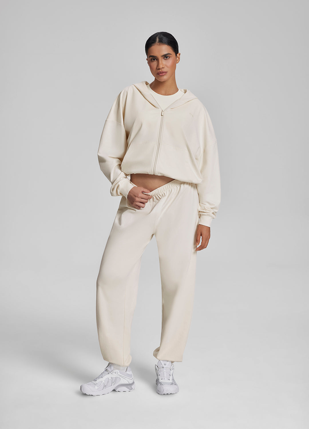 Slouchy Roomy Stretchy Waistband Cozy Joggers - Image 6