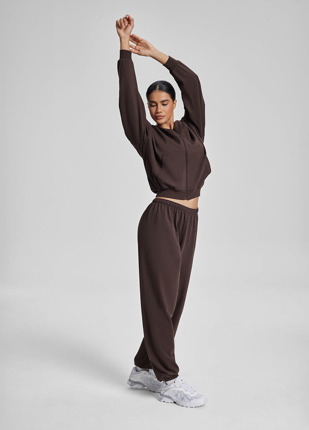 Slouchy Roomy Stretchy Waistband Cozy Joggers - Image 6