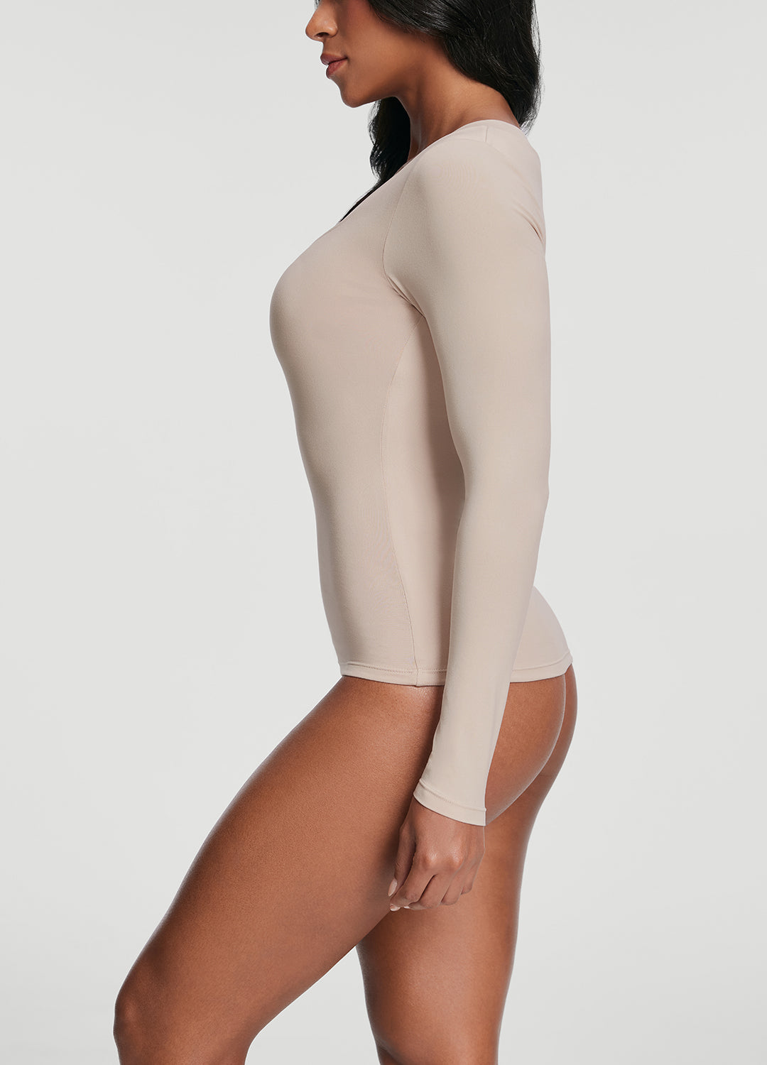 Scoop Neck Long Sleeve Top - Image 3
