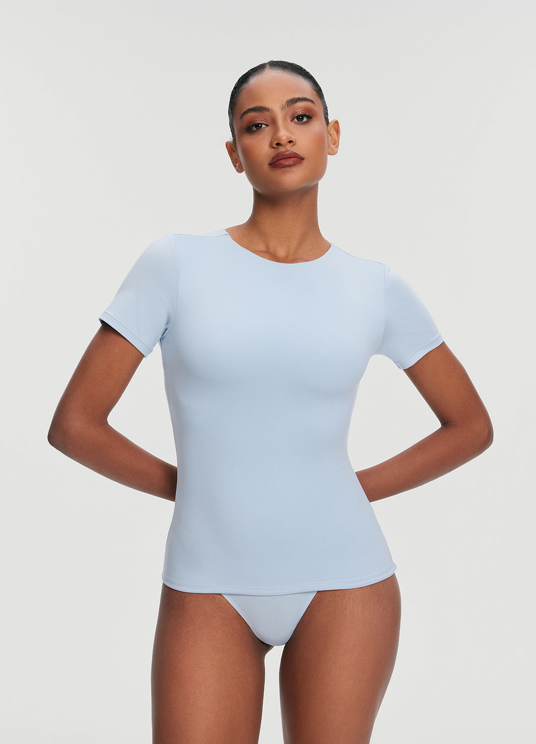 Short Sleeve Crew Neck Top - Image 5