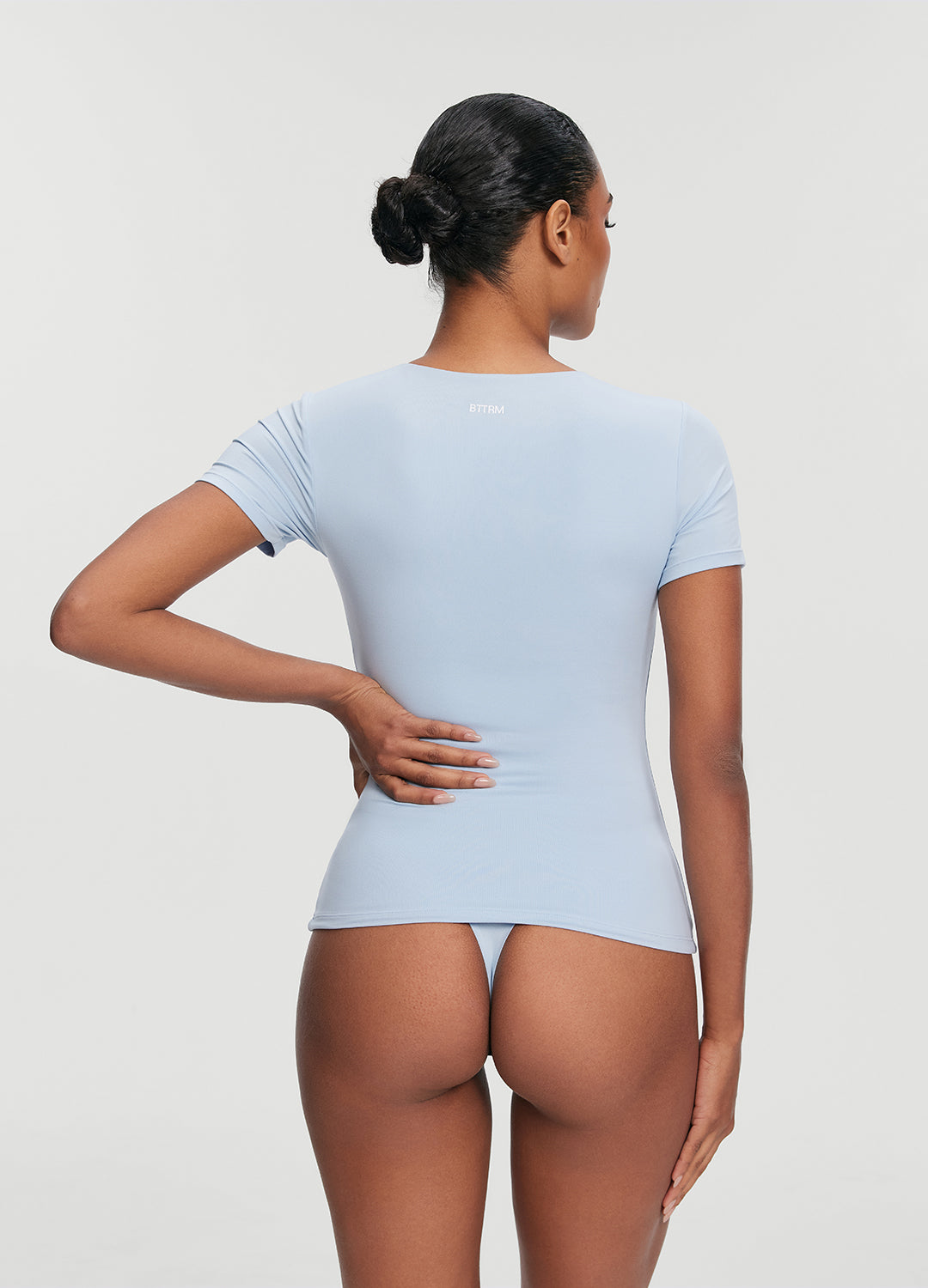 Short Sleeve Crew Neck Top - Image 2