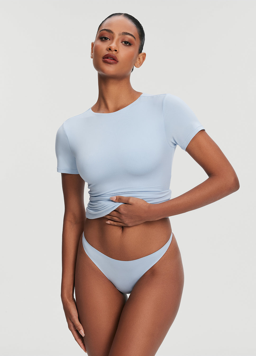 Short Sleeve Crew Neck Top - Image 4