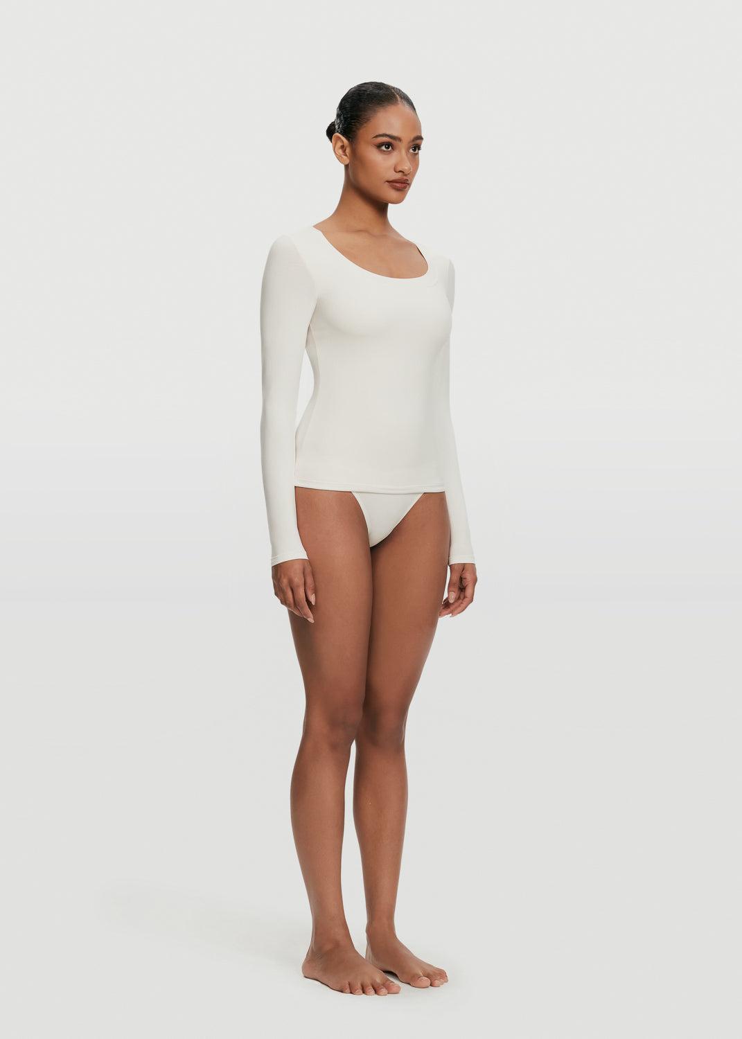Scoop Neck Long Sleeve Top - Image 5