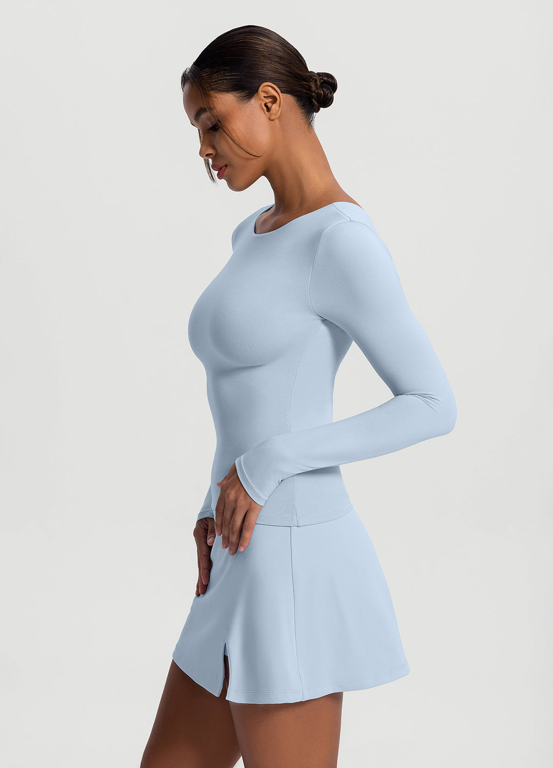 Open-Back Long Sleeve Top - Image 2