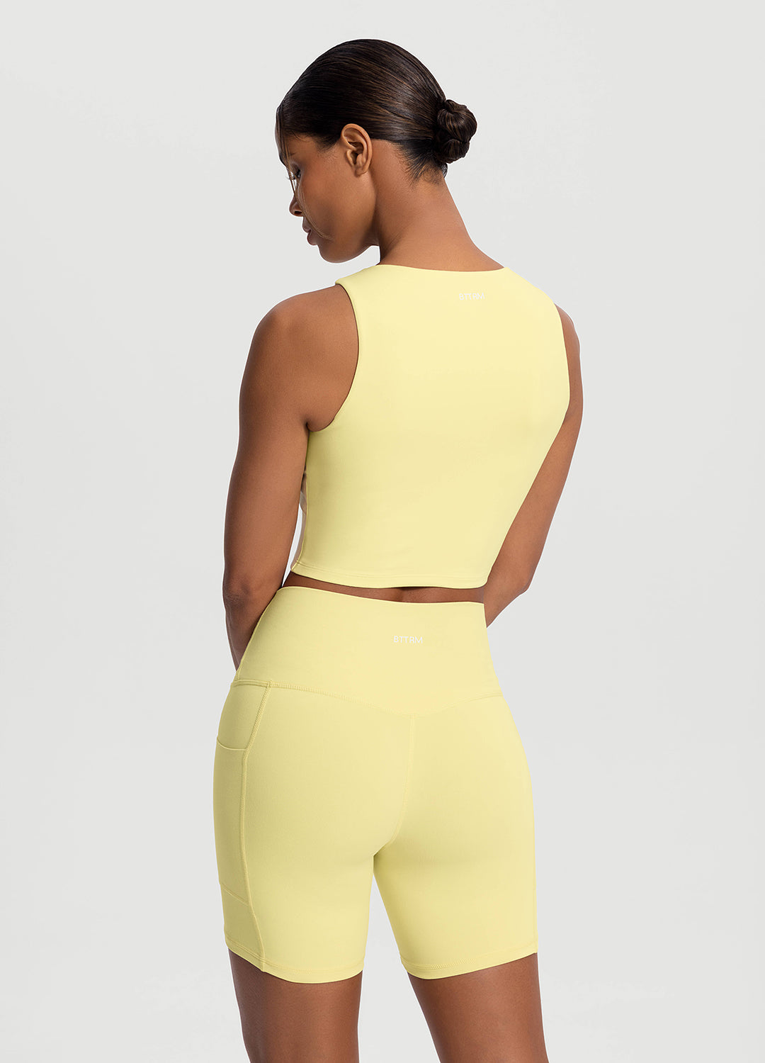 High Neck Cropped Tank Top - Image 3