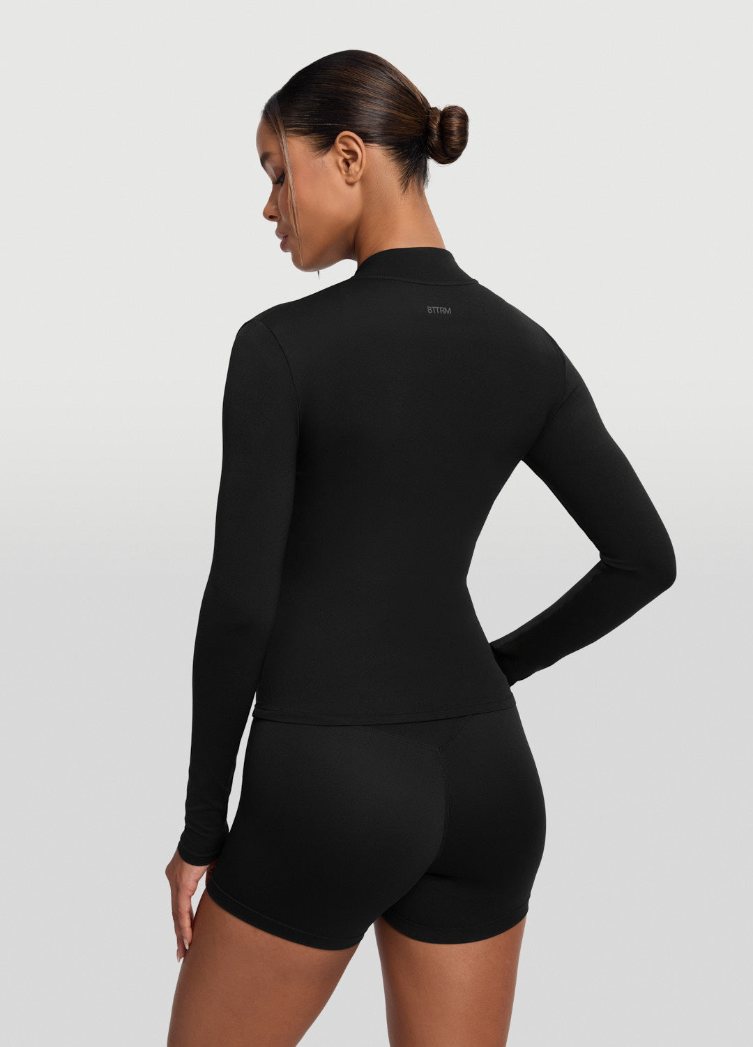 Sleek Zip-Up Long Sleeve Jacket - Image 3