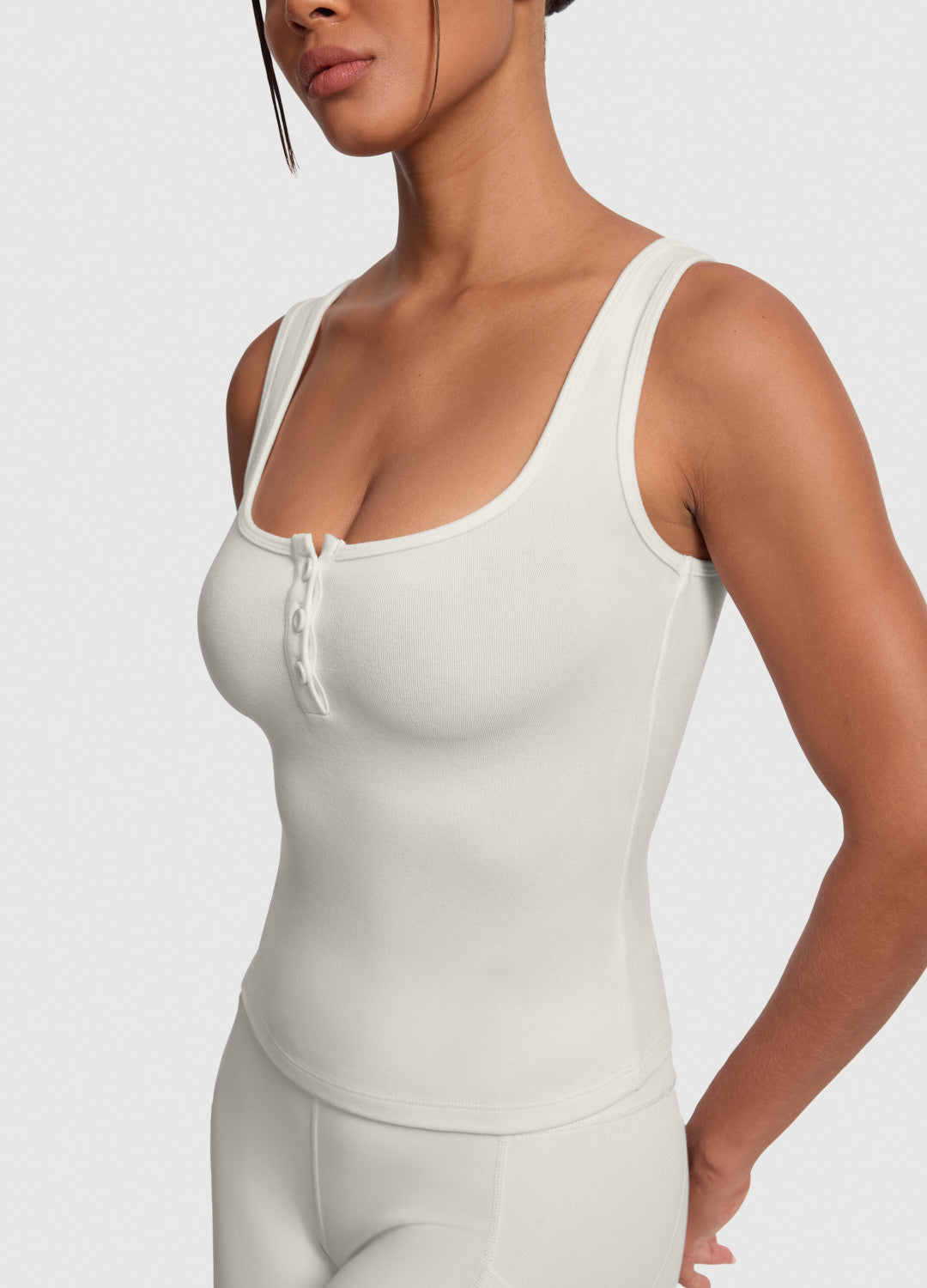 Button Front Tank Top - Image 4