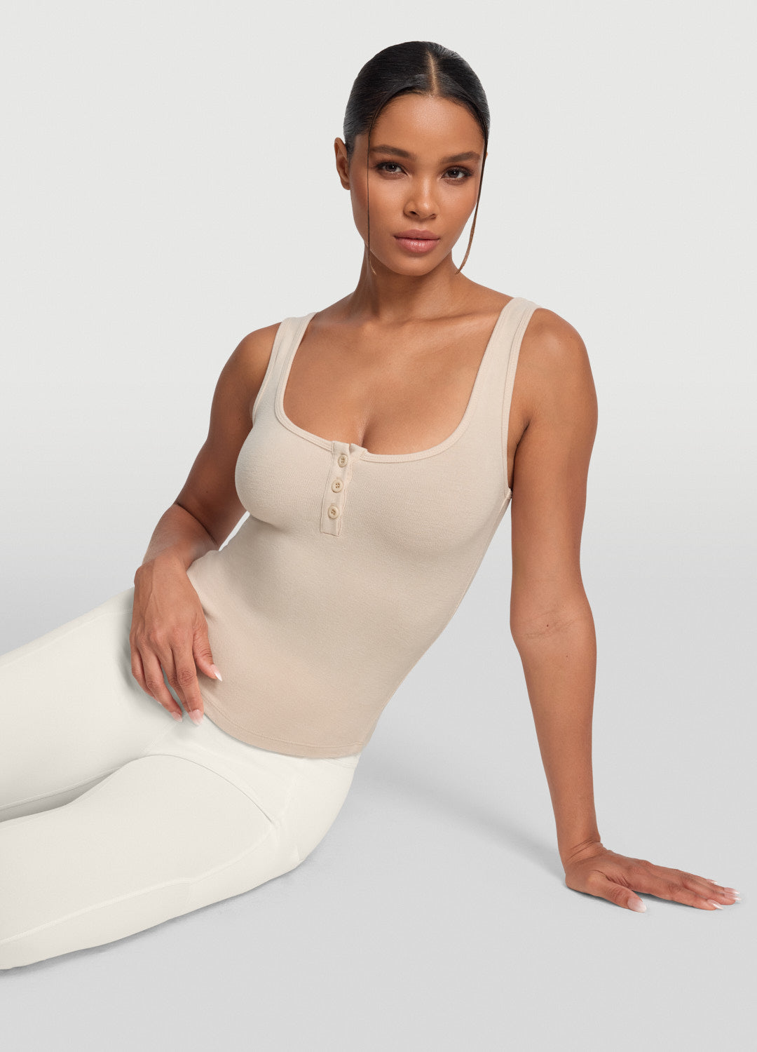 Button Front Tank Top - Image 6