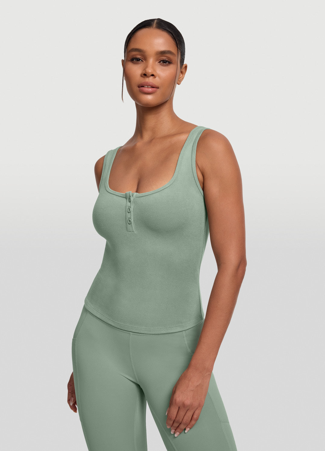 Button Front Tank Top - Image 6