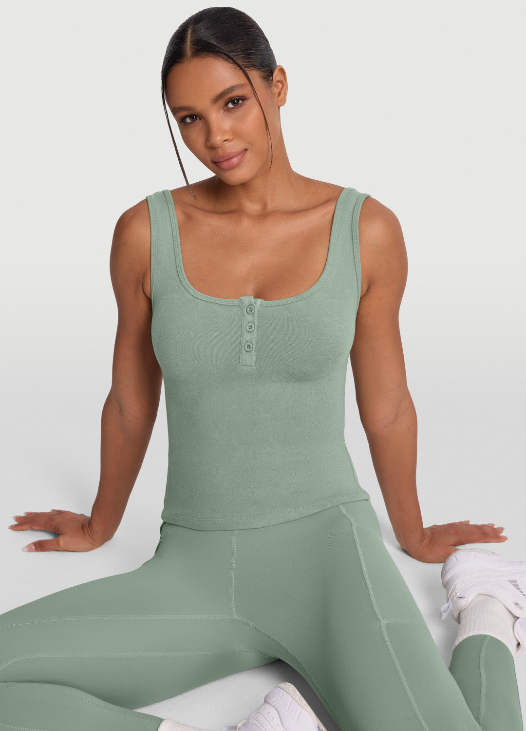 Button Front Tank Top - Image 5