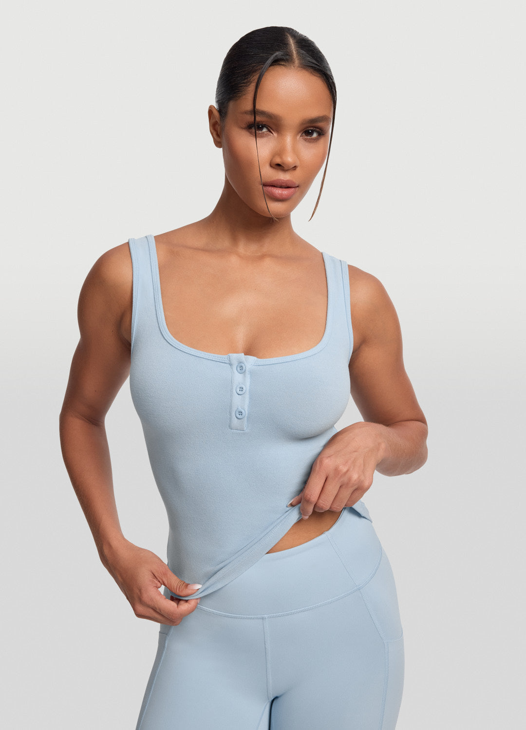 Button Front Tank Top - Image 5