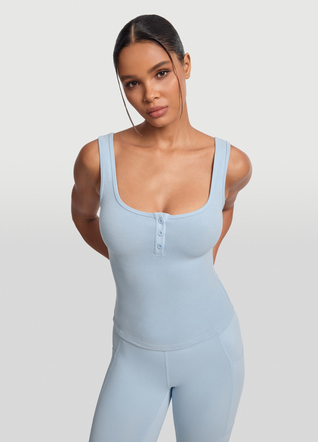 Button Front Tank Top - Image 4