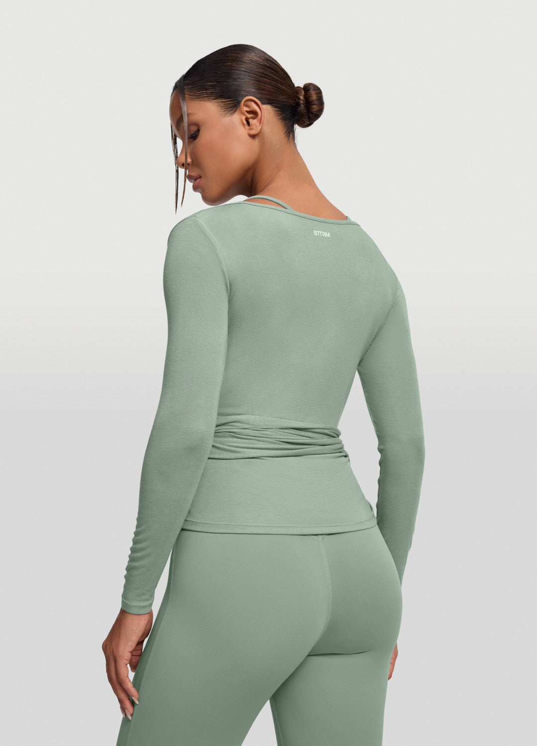 Seamless Pilates Wrap Top - Image 3