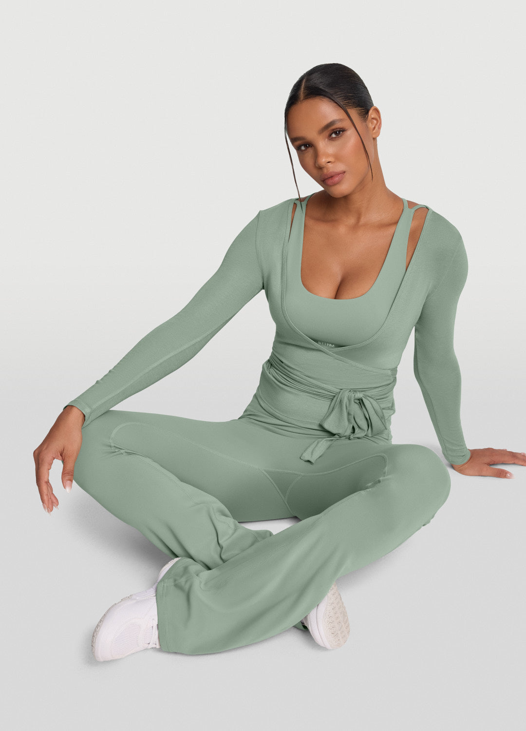 Seamless Pilates Wrap Top - Image 5