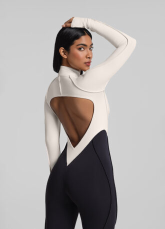 Two-Tone Full-Length Catsuit