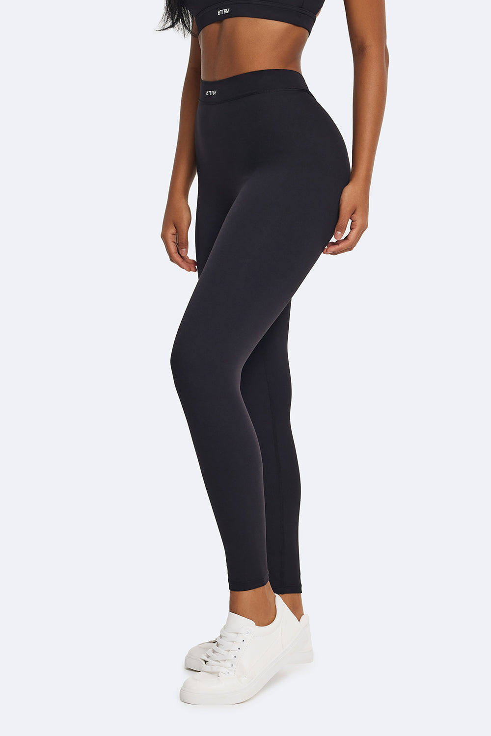 Ruched High-Waisted Leggings - Image 3