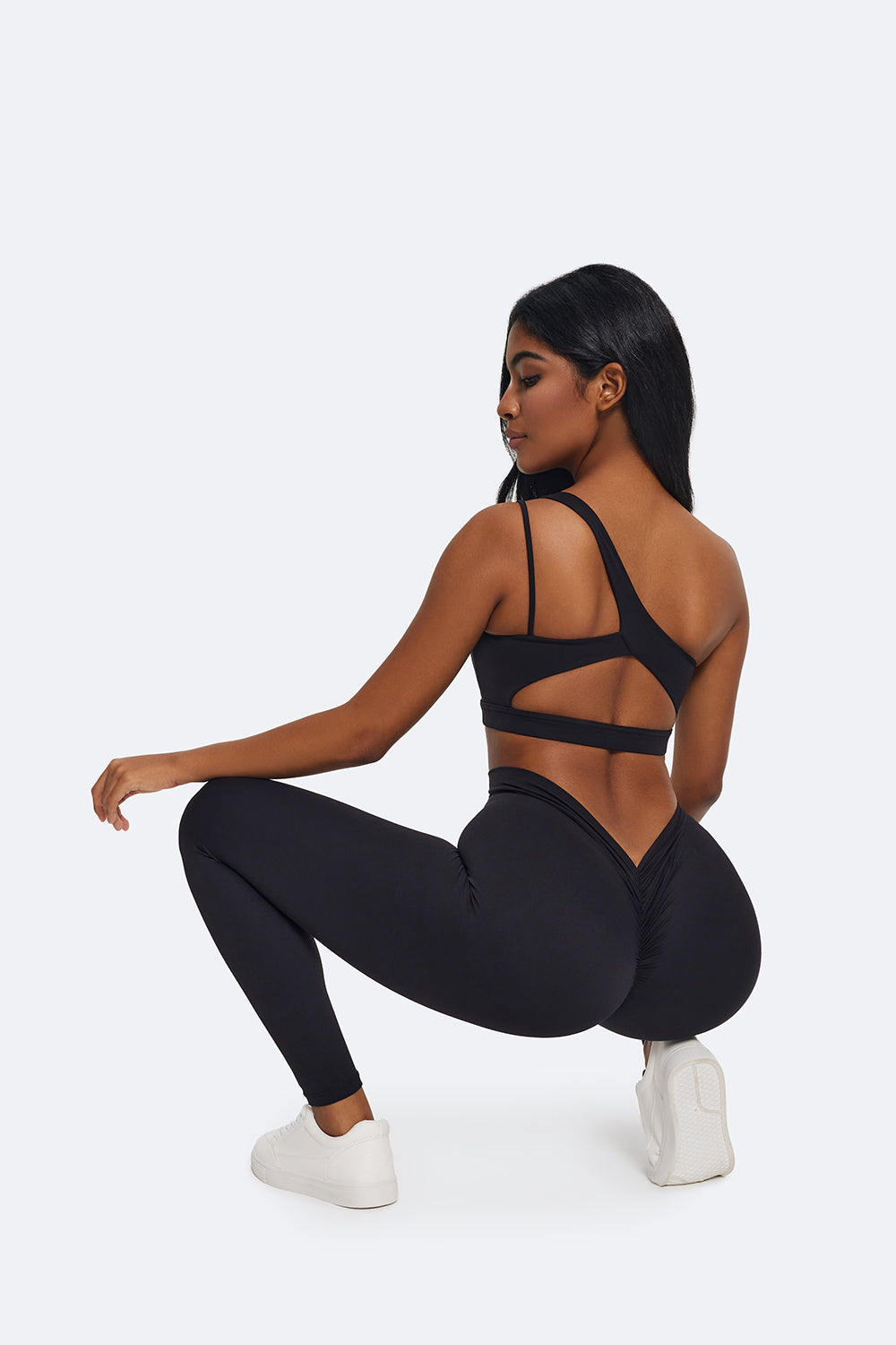 Ruched High-Waisted Leggings - Image 5