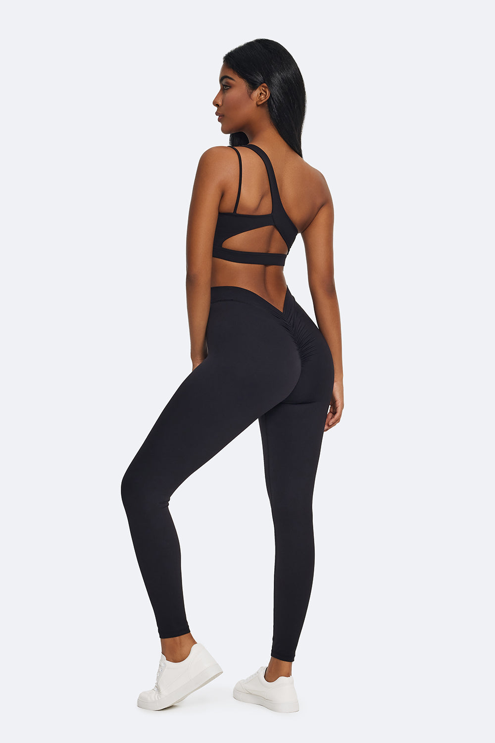 Ruched High-Waisted Leggings - Image 6