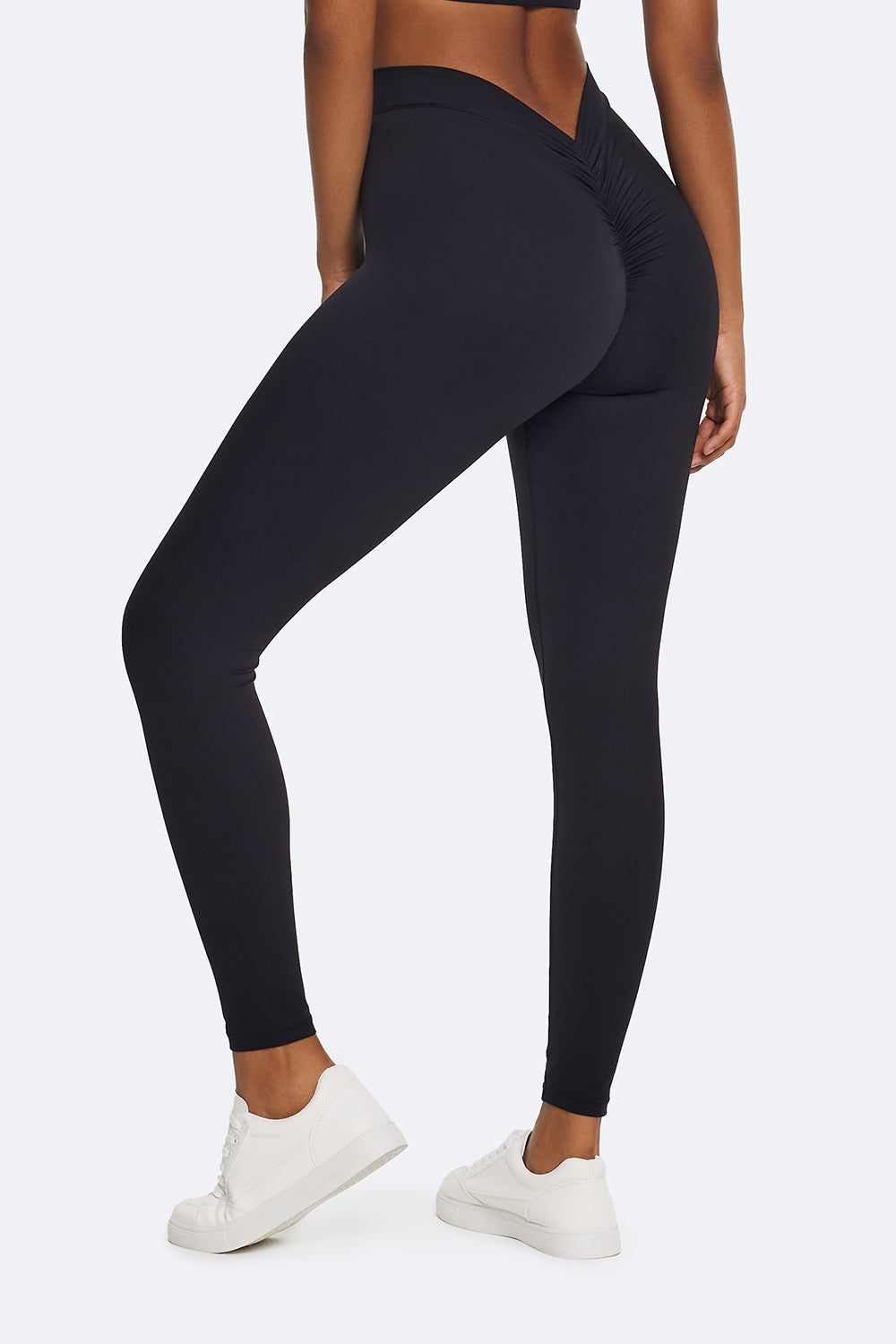 Ruched High-Waisted Leggings - Image 2
