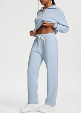 Soft Straight-Leg Sweatpants