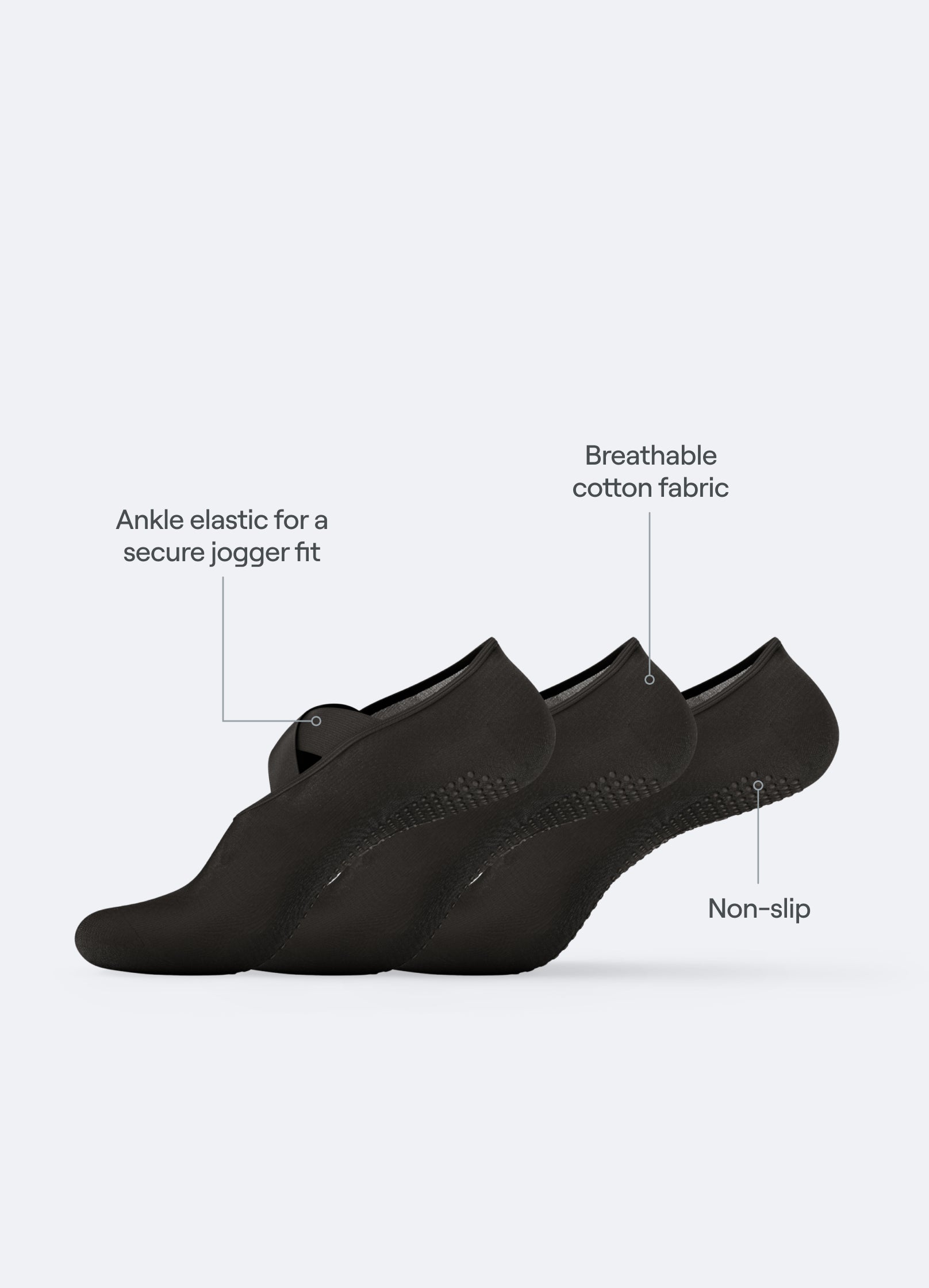 Pilates Grip Socks I 3-PACK - Image 2