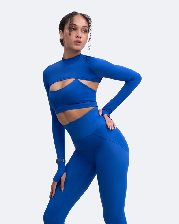 Long Sleeve Crew Neck Shrug - Image 6