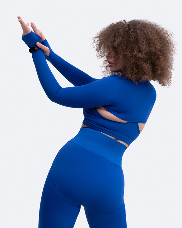 Long Sleeve Crew Neck Shrug - Image 9