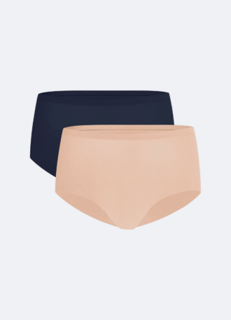 Seamless Mid-Rise Boyshort 2-Pack