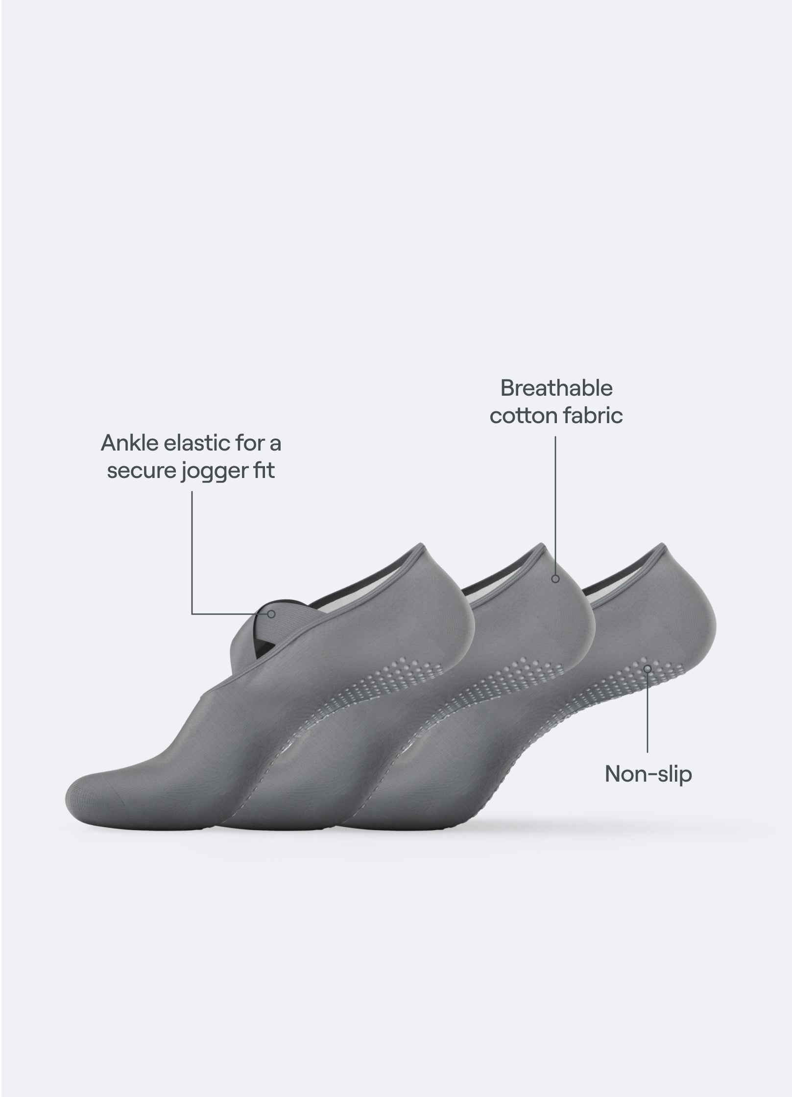 Pilates Grip Socks I 3-PACK - Image 2